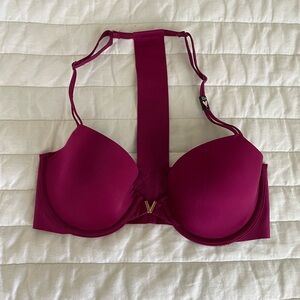 New with tags Victoria's Secret 32D lined demi T-strap Front Closure Bra